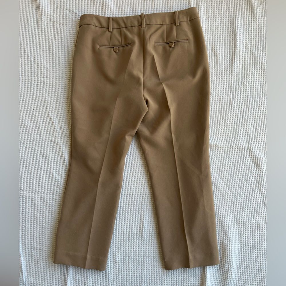 Talbots Raleigh muted acorn Straight leg  Light brown Tan pants trousers  sz 10 - Picture 8 of 11
